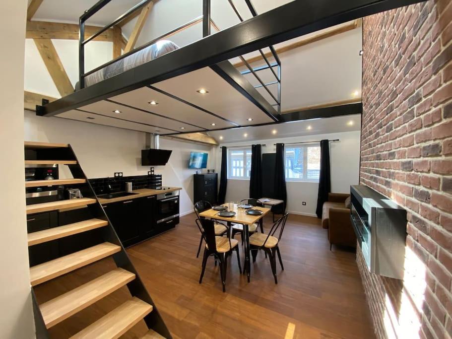 Loft: Le New-York Leilighet Rouen Eksteriør bilde